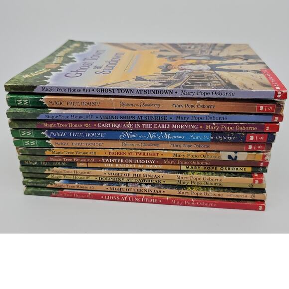 Lot 13 Magic Tree House Books Mary Pope Osborne Vintage Young Reader Kid Chapter - Picture 1 of 7